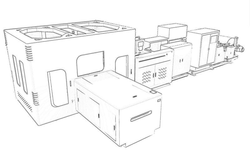 Three Side Gusset Nonwoven Bag Making Machine